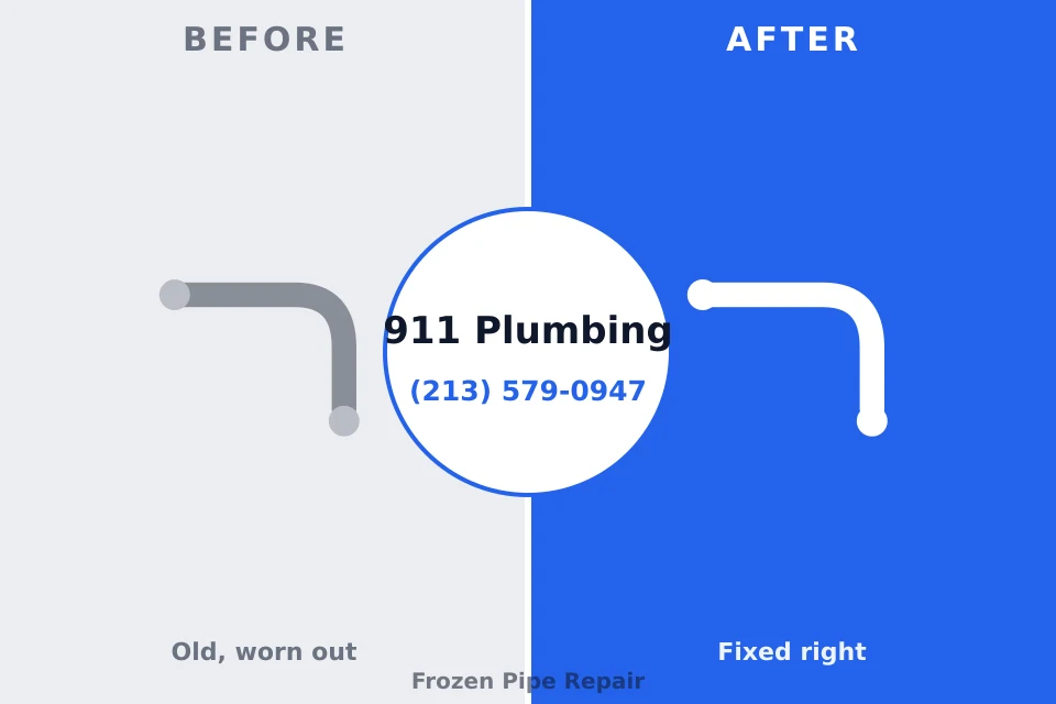 Before and after: plumbing repair Winnemucca, NV
